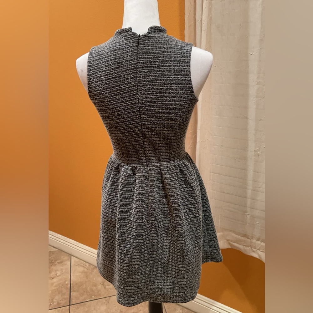 Women’s Tweed Black/White A-Line Dress Small - Picture 5 of 5